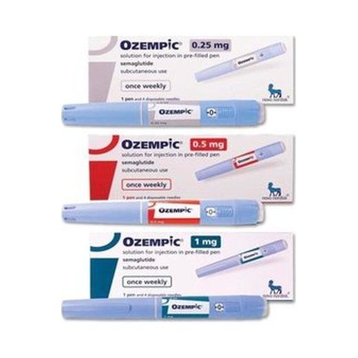Ozempic semaglutide prefilled pens and cartons